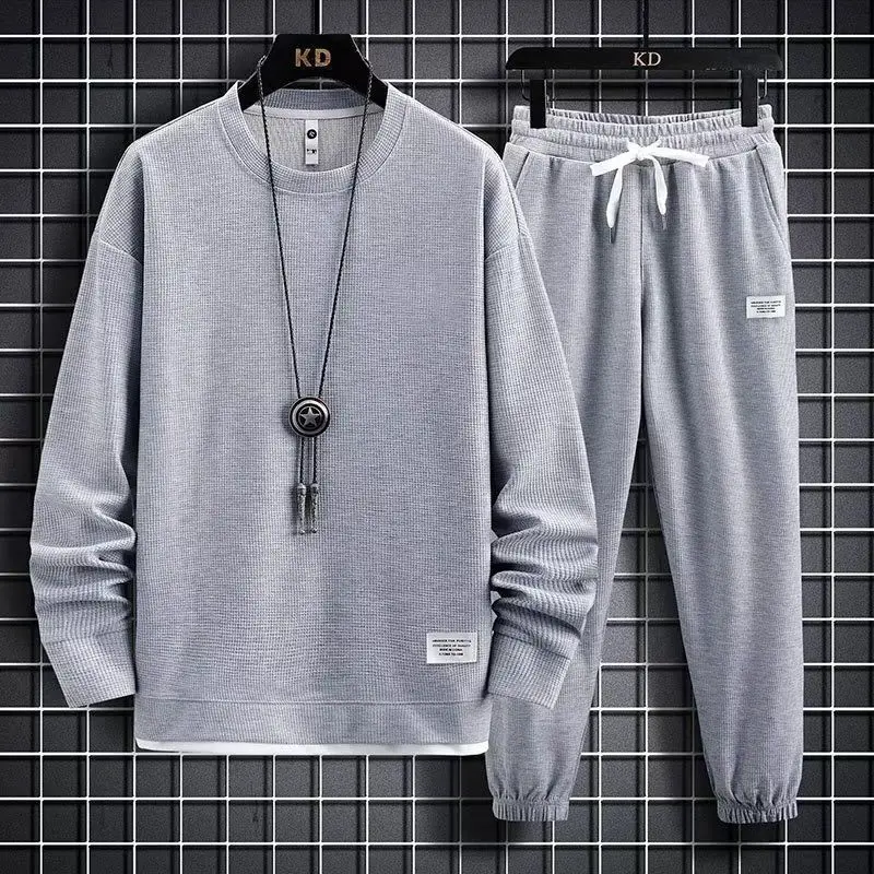 Two-piece Set 2025 New Men's Hoodie Men's Trendy Sports and Leisure Set Men's Korean Version Tracksuits for Men's Sports Set
