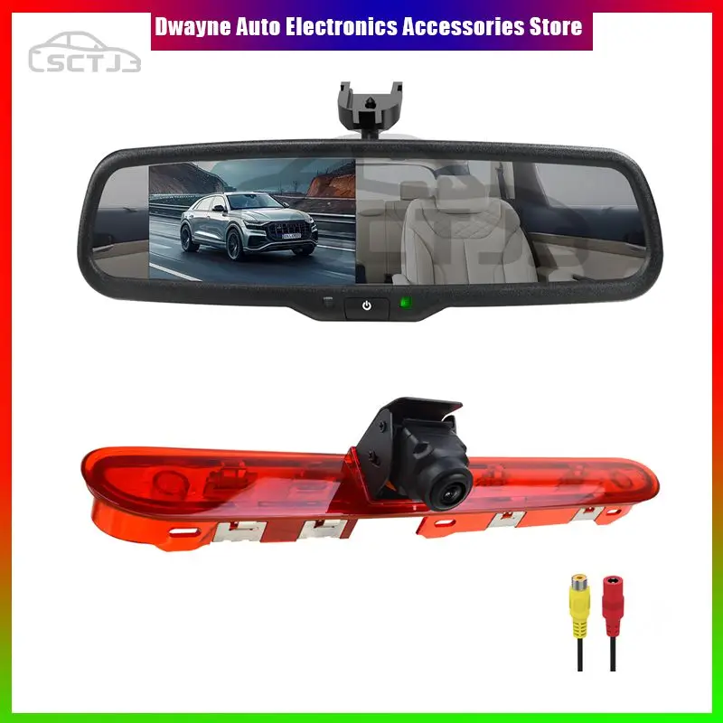 

Камера стоп-сигнала, камера заднего вида, 4,3-дюймовый комплект экрана дисплея для Peugeot Expert Citroen Dispatch Toyota ProAce, камера заднего вида