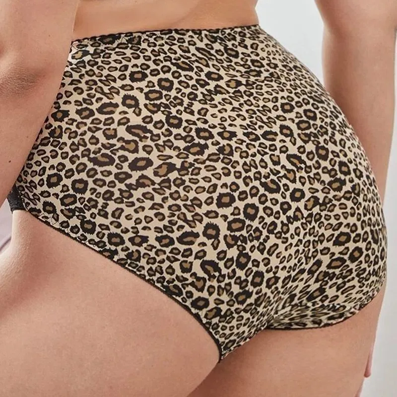 Beauwear Big Size Panty High Quality Women Brief Sexy Women Underwear Seamless Underwear Leopard Lingerie Underwear Women