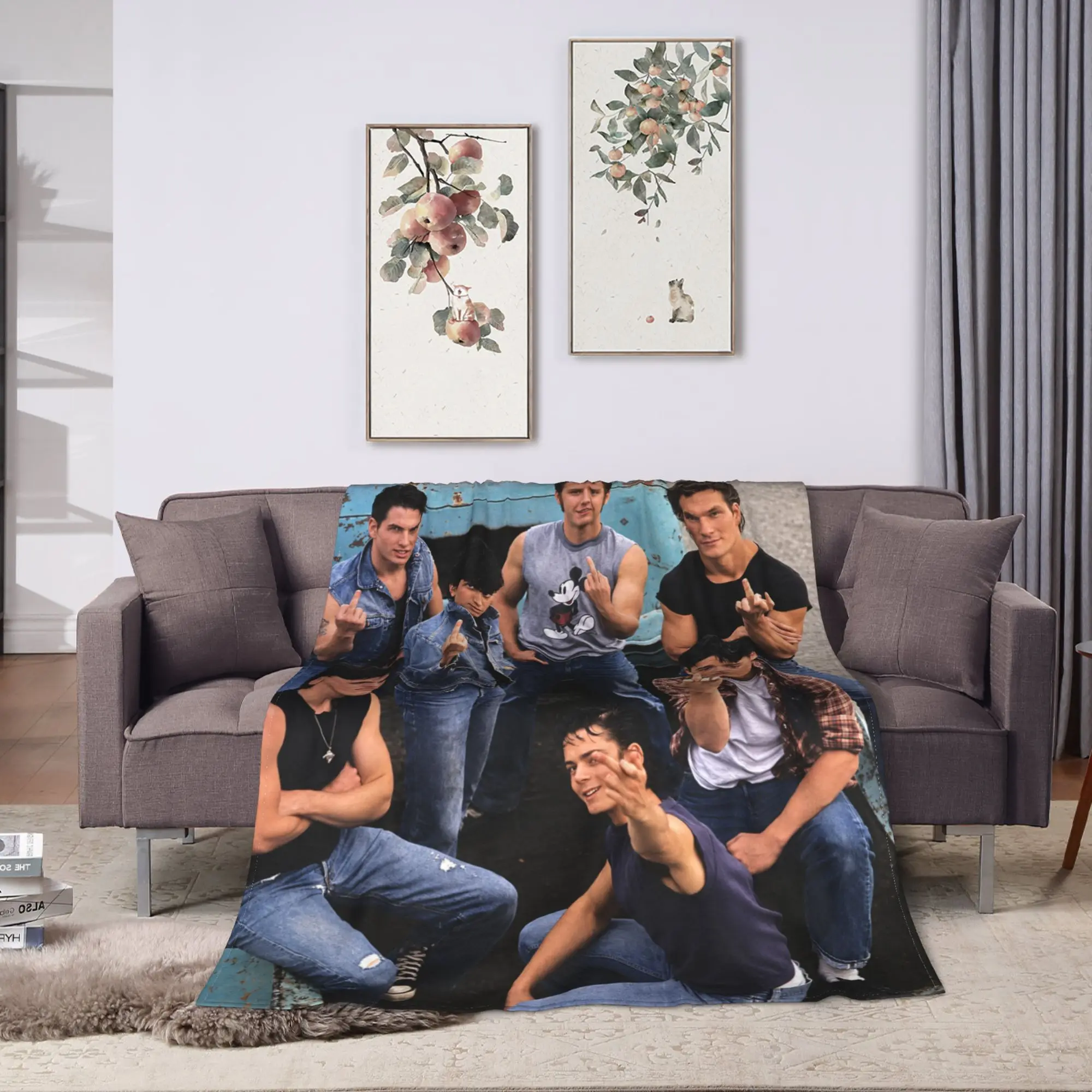 The Outsiders Movie Blanket  Warm Comfortable Plush Throw Blanket For Girls Boys Home Decor Flannel Bedspread Bed Cover