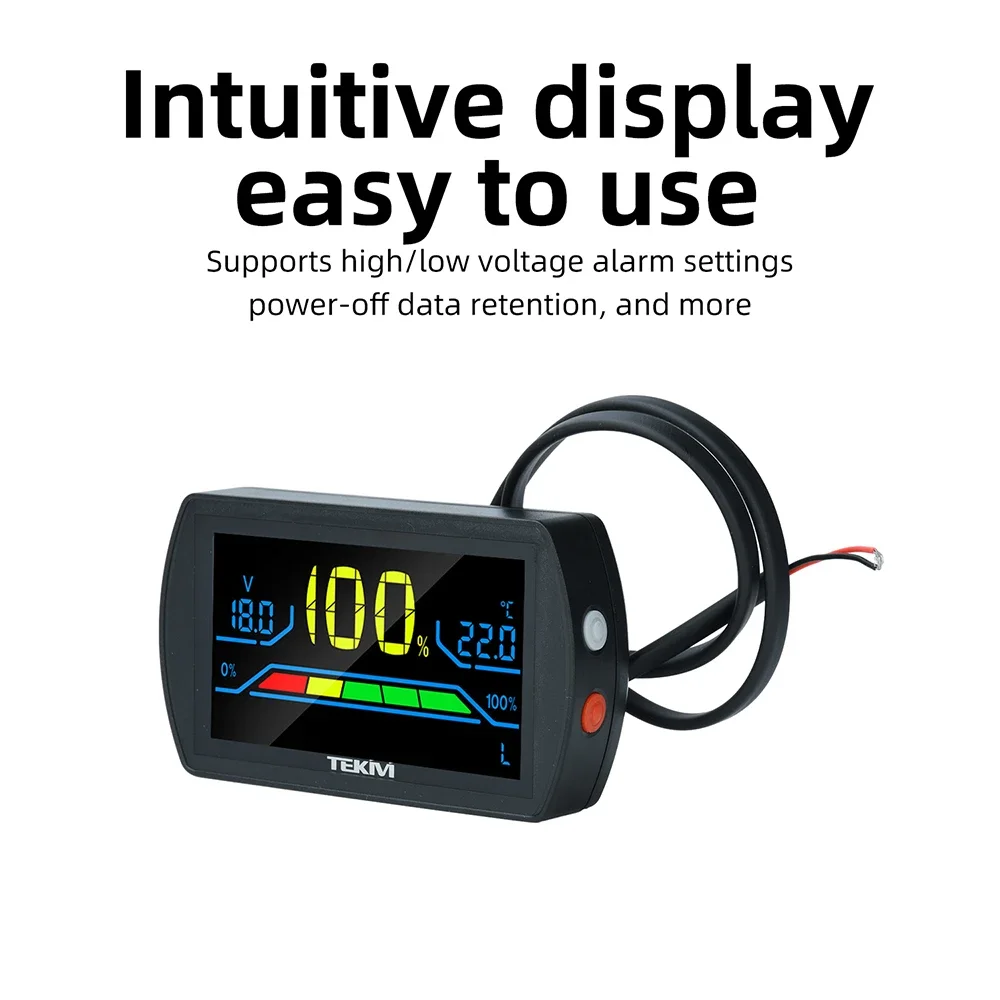 Digitales Lithium-Batterie-Voltmeter mit LCD-Display, 7-100V Weitbereich für Elektrofahrzeuge und Kraftwerke – Detail 7