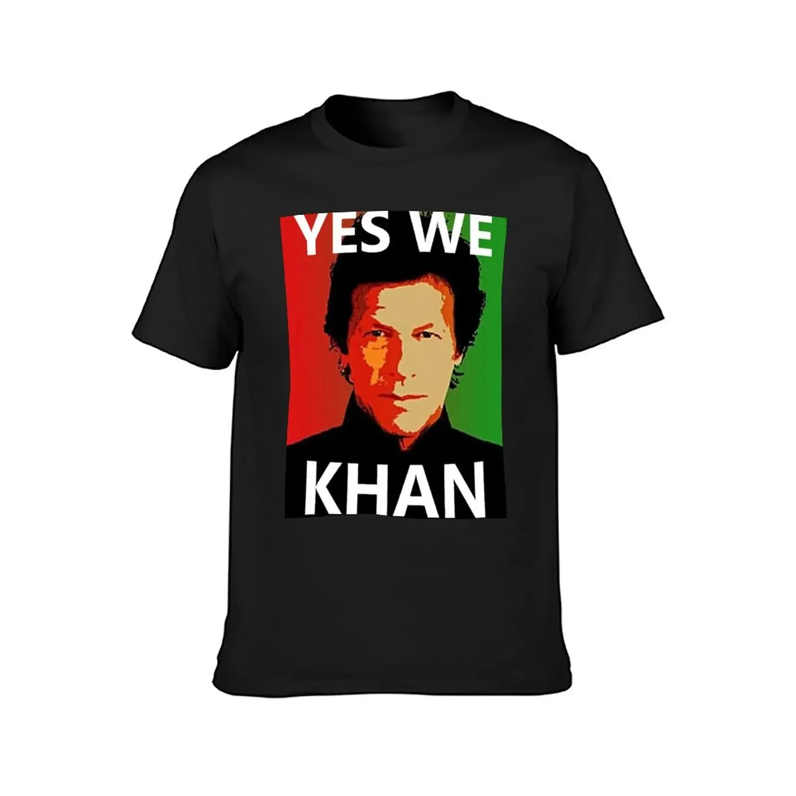 Yes We Khan - Imran Khan Pakistan Prime Minister T-Shirt summer clothes designer shirts basketball graphic tees mens t shirt