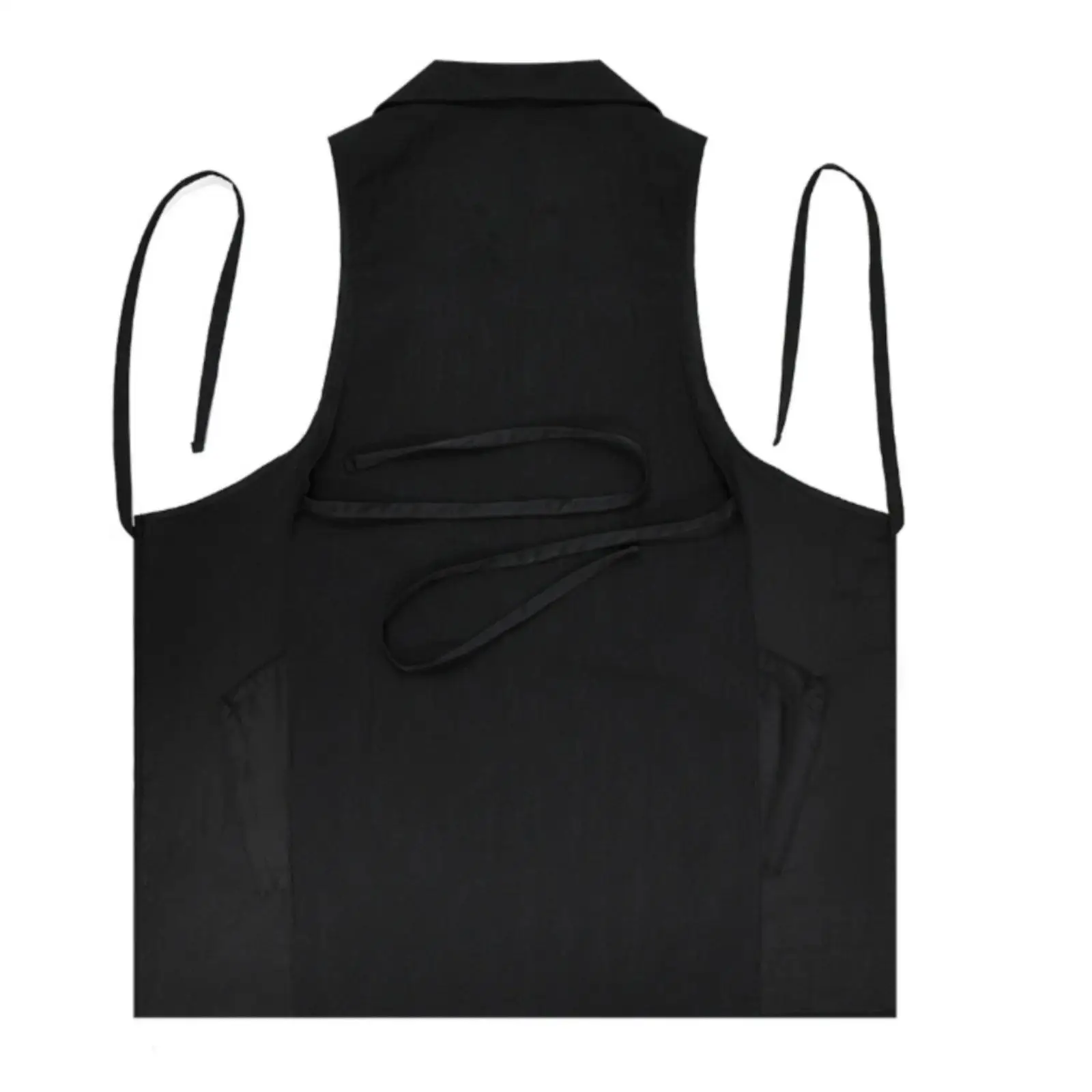 Hairdresser Work Apron Salon Barber Smock Professional Airy Vest with Pockets for Hairdressing Technician and Groomer