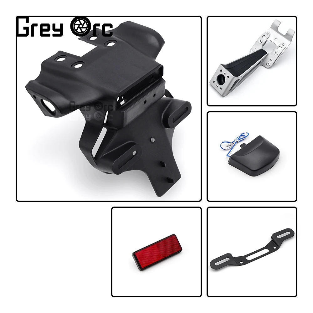 

Rear Fender Taillight Bracket For YamahaYZF-R6 YZF R6 2017-2020 2018 2019 Motorcycle License Registration Plate Mudguard Cover
