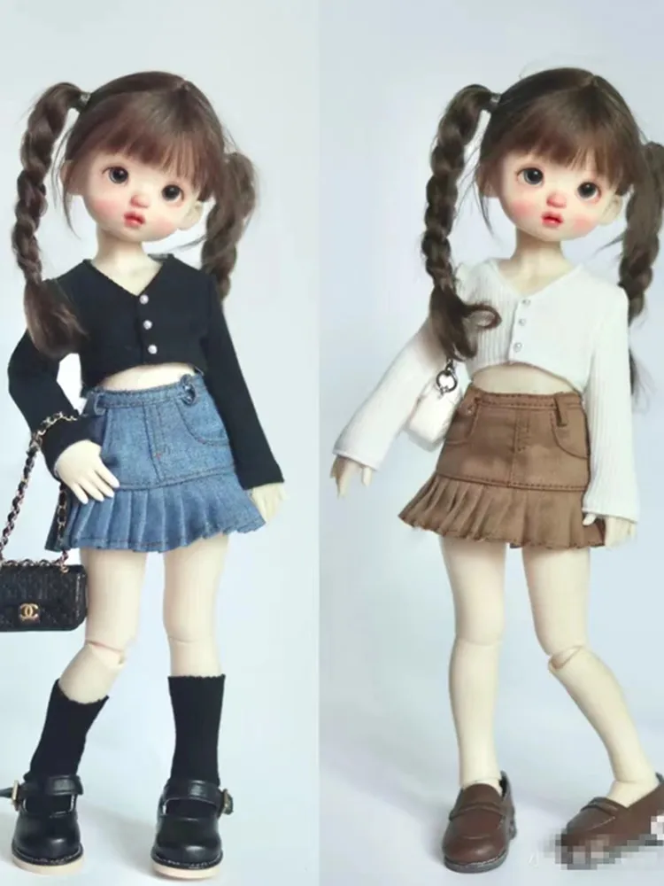 New Pleated Skirt for BJD OB 1/6 1/4 1/3 SD16 Doll Clothes Customized CWB214