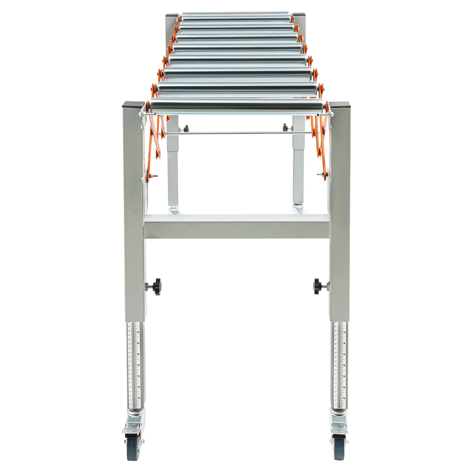 Adjustable Roller Conveyor Extendable Conveyor Table 50 kg Load Capacity