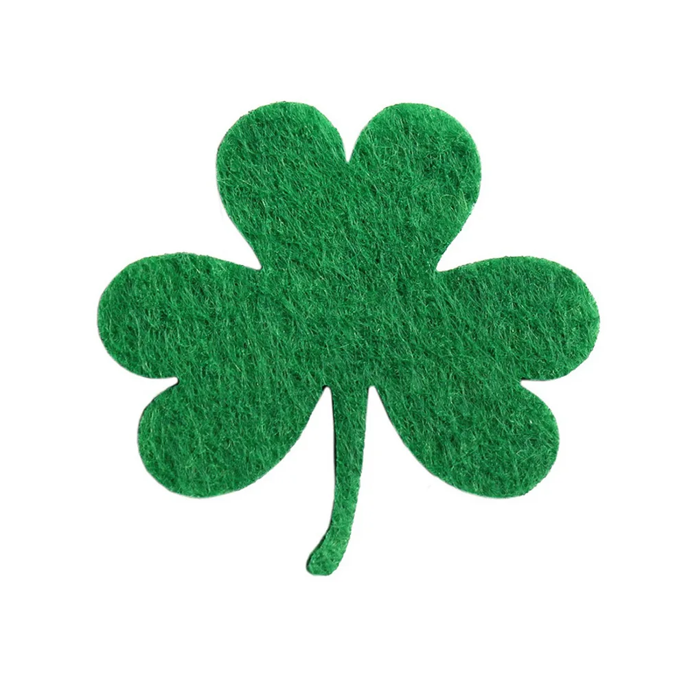 

6 шт., нашивки с четырьмя листами клевера, блестящая зеленая тканевая аппликация, украшение для одежды «сделай сам», гладить или пришить кожу без вреда