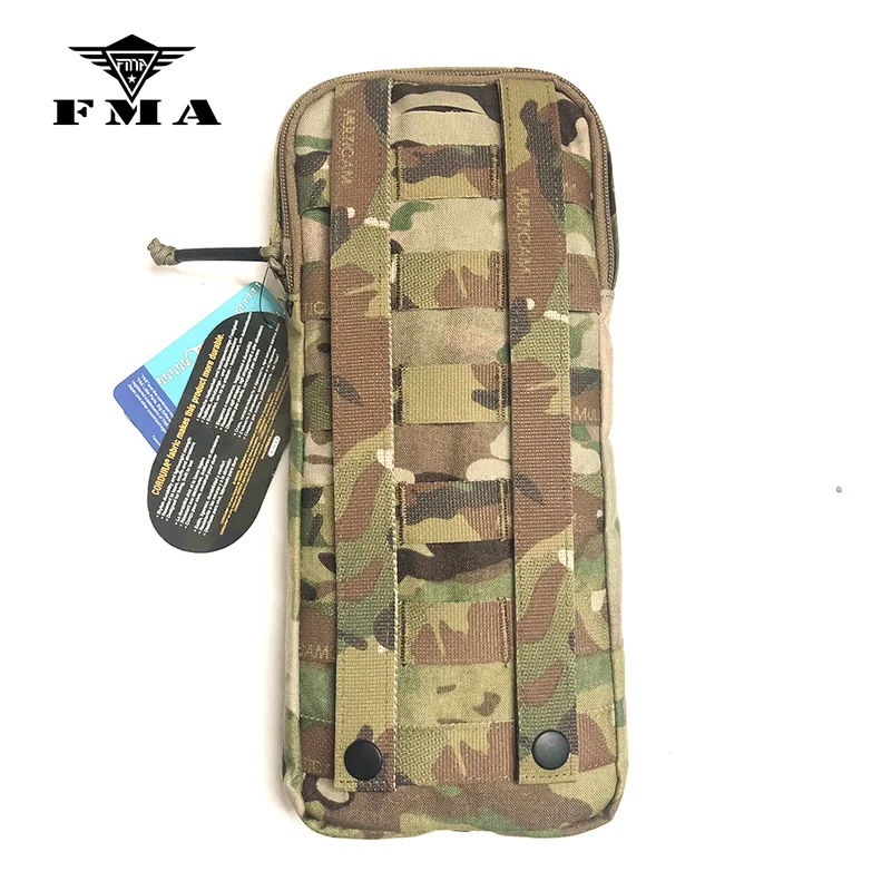 FMA Tactical 330 Water Bags MC Hanging Pouch 500D  Tactical Vest Accessories Pouches Fan 2L Water Bag