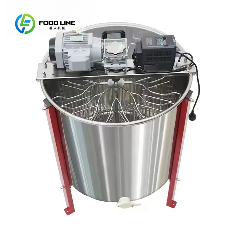 Customized Honey Extractor 2 Frame Portable Plastic Small Size Honey Spinner Stainless Steel  For Home Use Beekeeping Tools