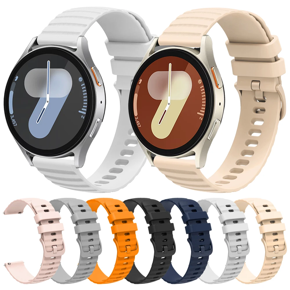 حزام بديل لساعة سامسونج جالاكسي 7/FE/6/5/4 44 مللي متر 40 مللي متر 6 4 كلاسيك جير S3 سوار سيليكون لساعة Xiaomi S3 S4 #1