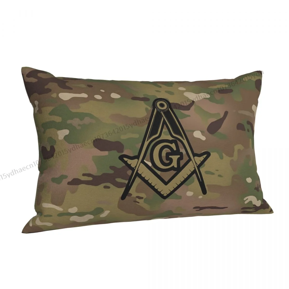 Military Square Compass Cojines Pillowcase Freemason Compass Masonic Cushion Home Chair Print Decorative Coussin Pillow Covers