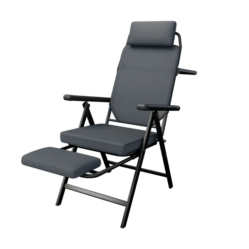 Folding recliner, office lunch break, siesta, sitting dual-purpose sleep, reliable back dormitory