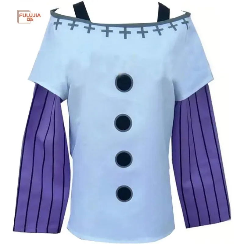 Zizi 2025 Fulujiacos аниме женский фиолетовый Gowther косплей костюм футболка на заказ