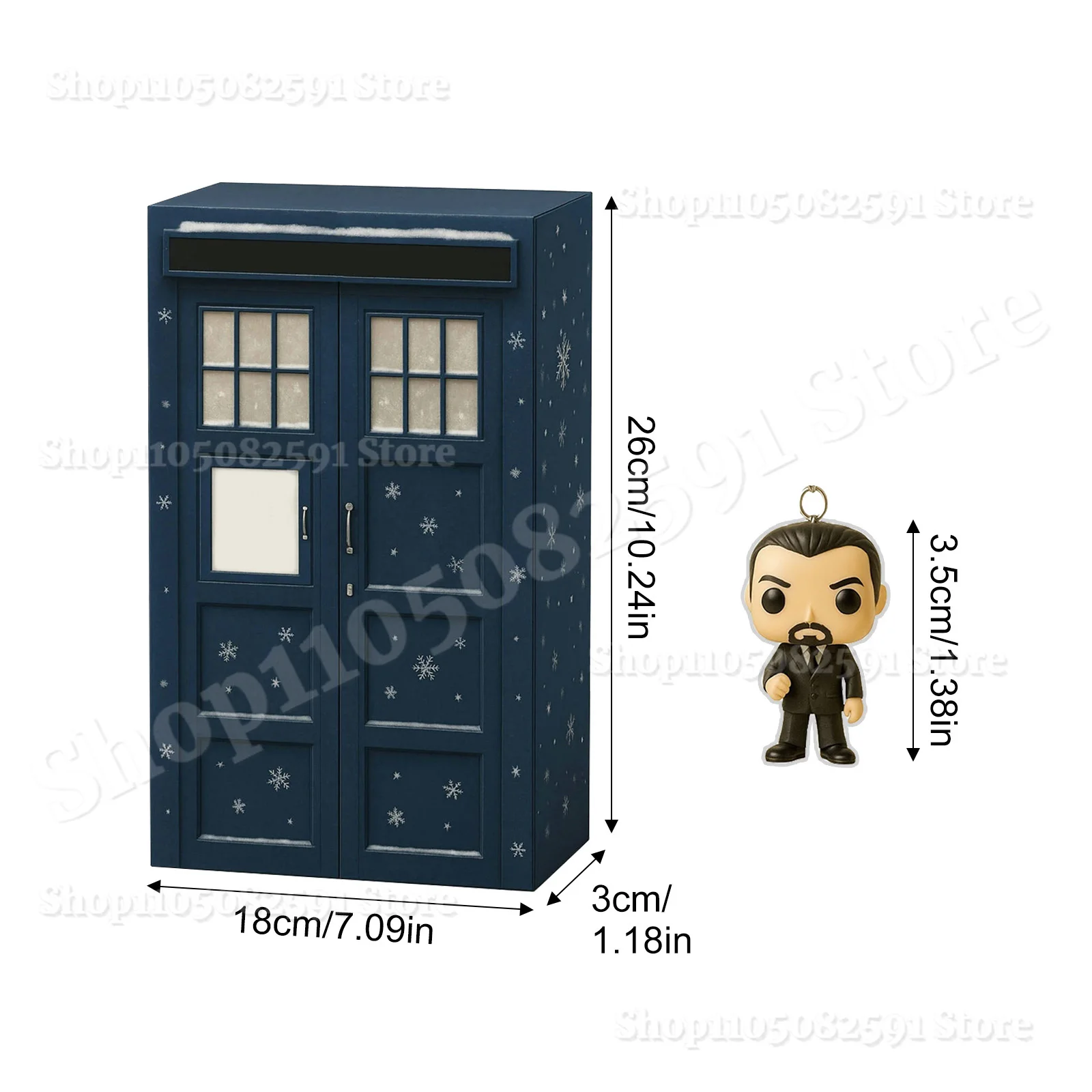 تقويم القدوم الجديد لعام 2025: مقتنيات الإصدار المحدود - العد التنازلي لمدة 24 يومًا مع شخصيات صغيرة لمحبي لورد الزمن #4