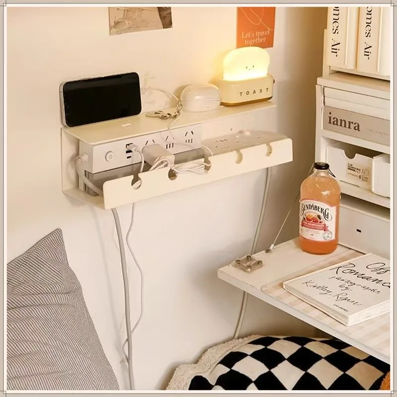 ISRTAO ใต้โต๊ะการจัดการสายเคเบิลถาดสายเคเบิลใต้โต๊ะพร้อมแคลมป์ที่ยึดสายไฟไม่มีการเจาะอุปกรณ์กว้างขวางที่ทนทาน