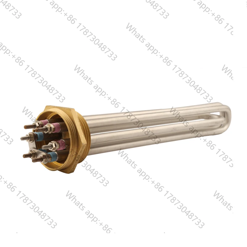 3KW/4.5KW/6KW/9KW/12KW 1.5 Inch Brass Thread Heating Tube for Engineer Water Tank/Solar Energy, Immersion Water  Heating Element