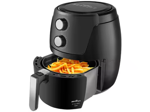 Fritadeira Elétrica sem Óleo/Air Fryer Britânia BFR37 Preta com Timer 4,2L - 110V