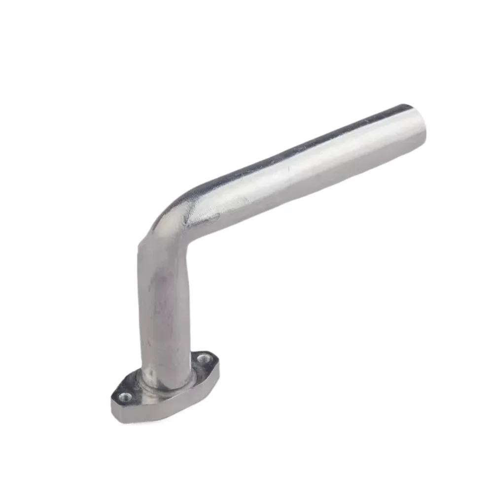 NF GP15 GP18 Methanol Engine 90 Degree Metal Exhaust Bend 105mm Long M3 Thread Aluminum RC Boat Engine Exhaust Bend Accessory