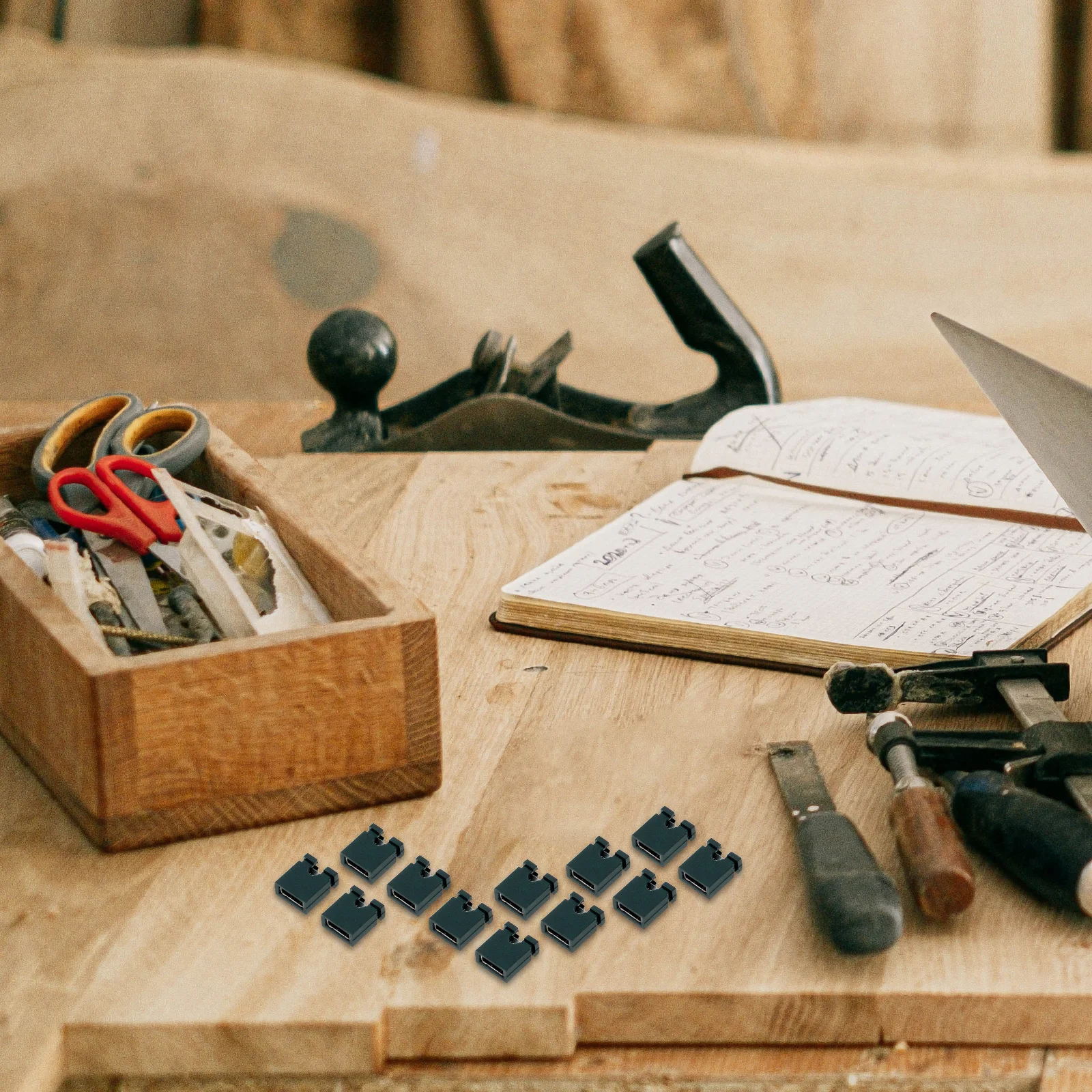 100 قطعة قبعات البلوز الأسود القياسية 2.54 مللي متر موصلات رأس الدبوس لاختبار الدائرة الفعالة وإصلاح غطاء البلوز