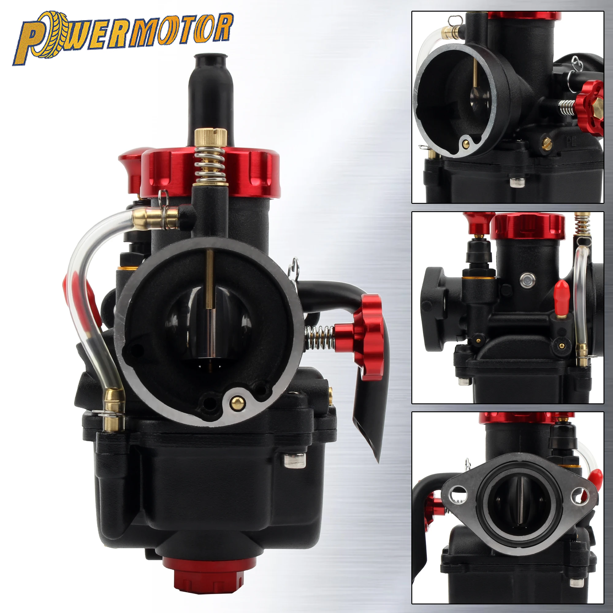 

2T 4T PWK Motorcycle CNC Carburetor With Jets 17 19 22 24 26 28mm For Yamaha Honda Motocross Scooter Engine Carb Spare Parts