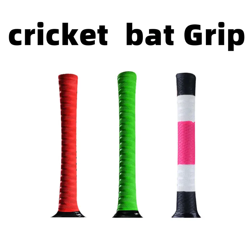 Cricket Bat Grip Borracha, Tubo Anti-Skid, Ventosa, Amortecimento Soft Strap, Absorvente de choque, Durável, Em 4 Pcs