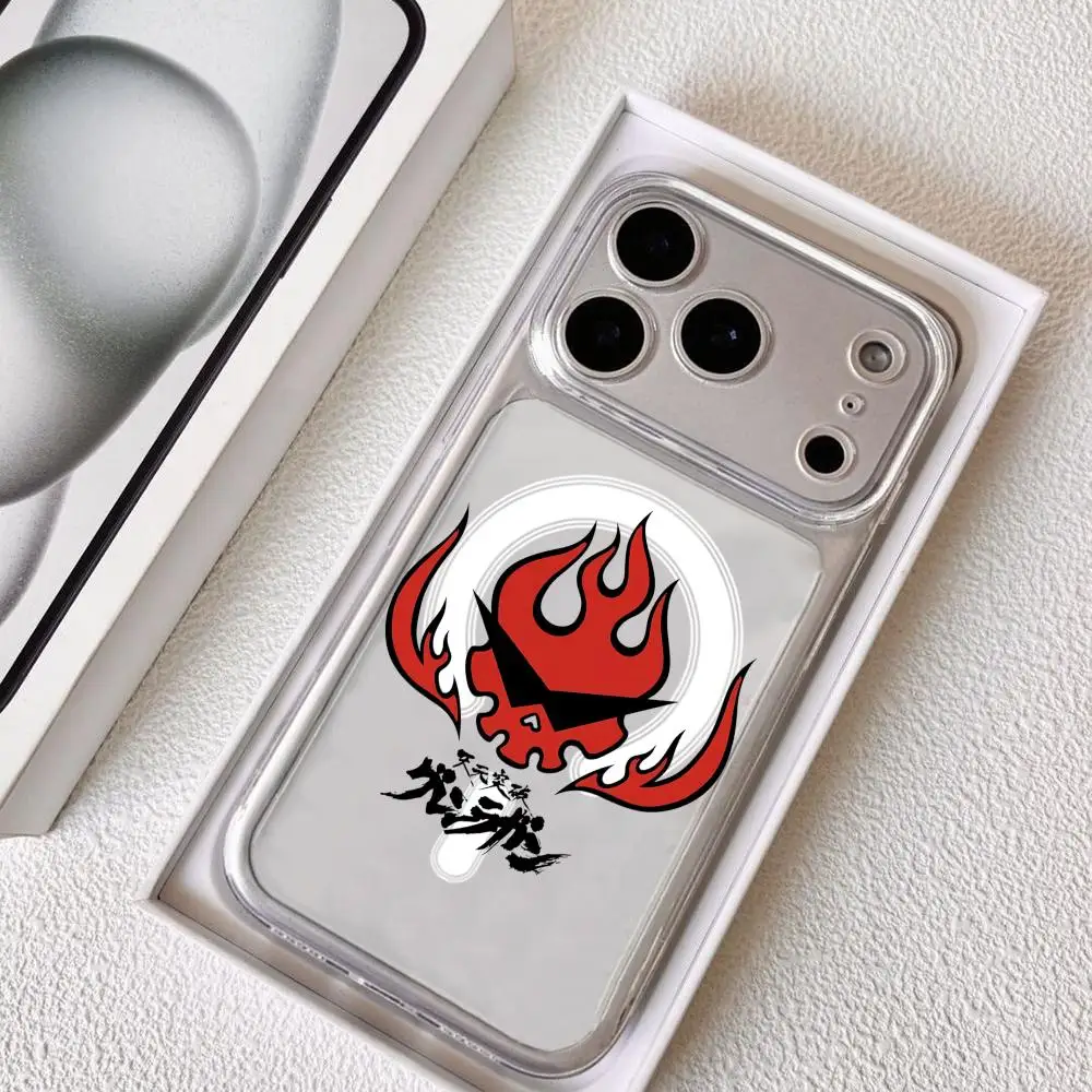 

Gurren Lagann Phone Case for iPhone 17 16 15 14 13 12 11 Pro Max Plus Clear Magnetic Shockproof Scratch-Resistant