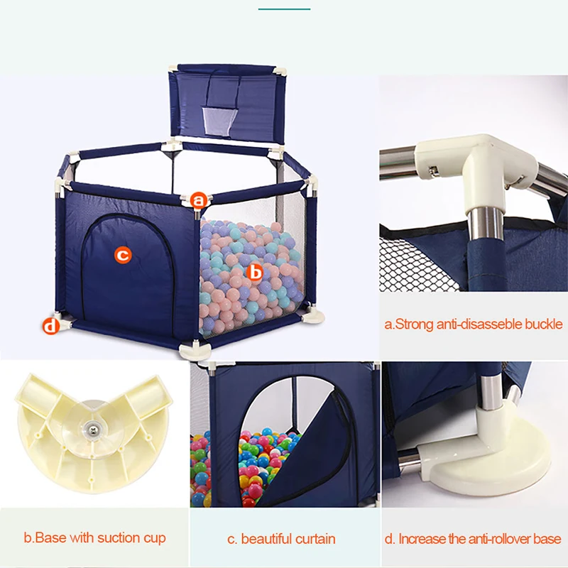 IMBABY Corralito de Bolas para Bebé – Valla de Actividad