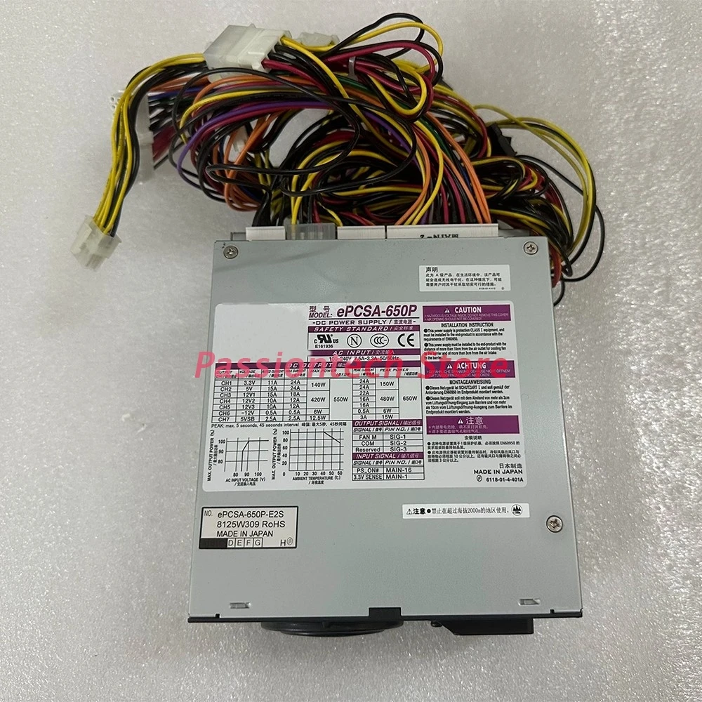 Server Power Supply ePCSA-650P ePCSA-650P-E2S 550W