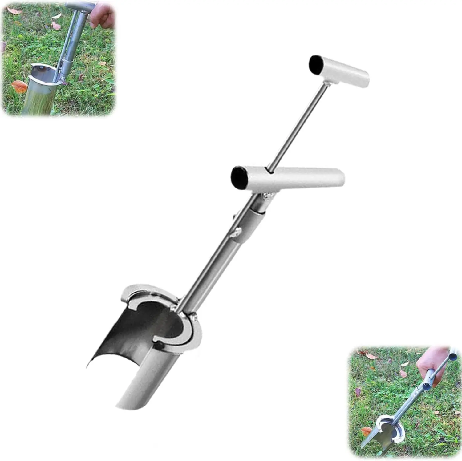 

Bulb Planter Tool ，Seedling Transplanter，Upgrade Plant and Fruit Tree Seedling Transplanter，2024Planting Tools with Long H