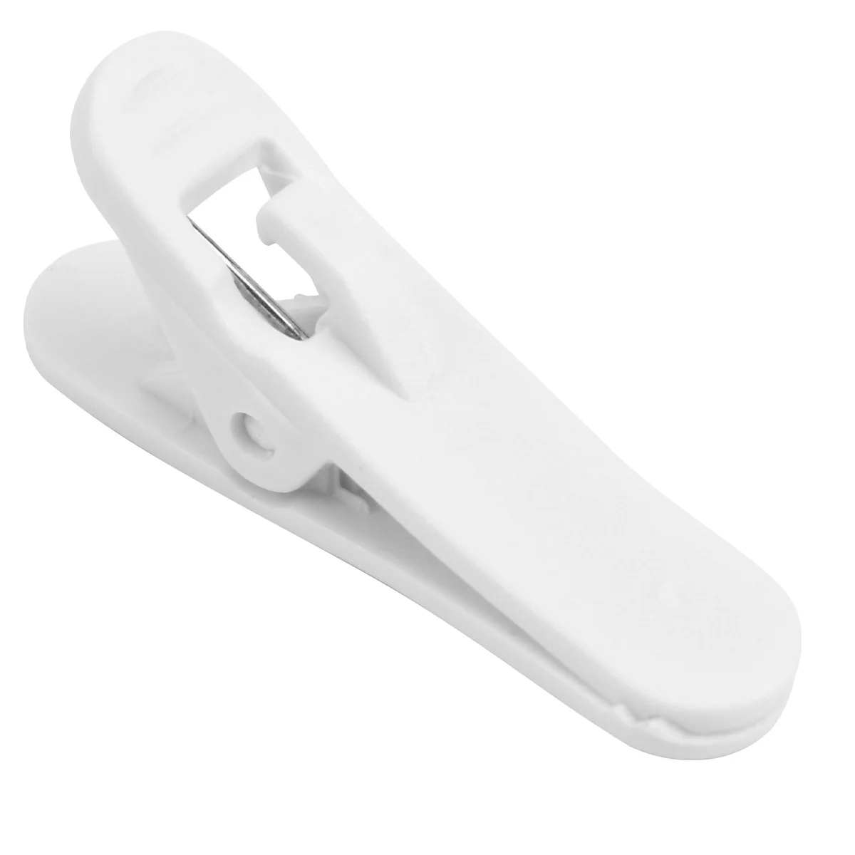 

100Pcs Earphone Cable Clamp Alligator Type Headset Wire Clip Fashion Color Clothes Attachment for Daily Use Organization