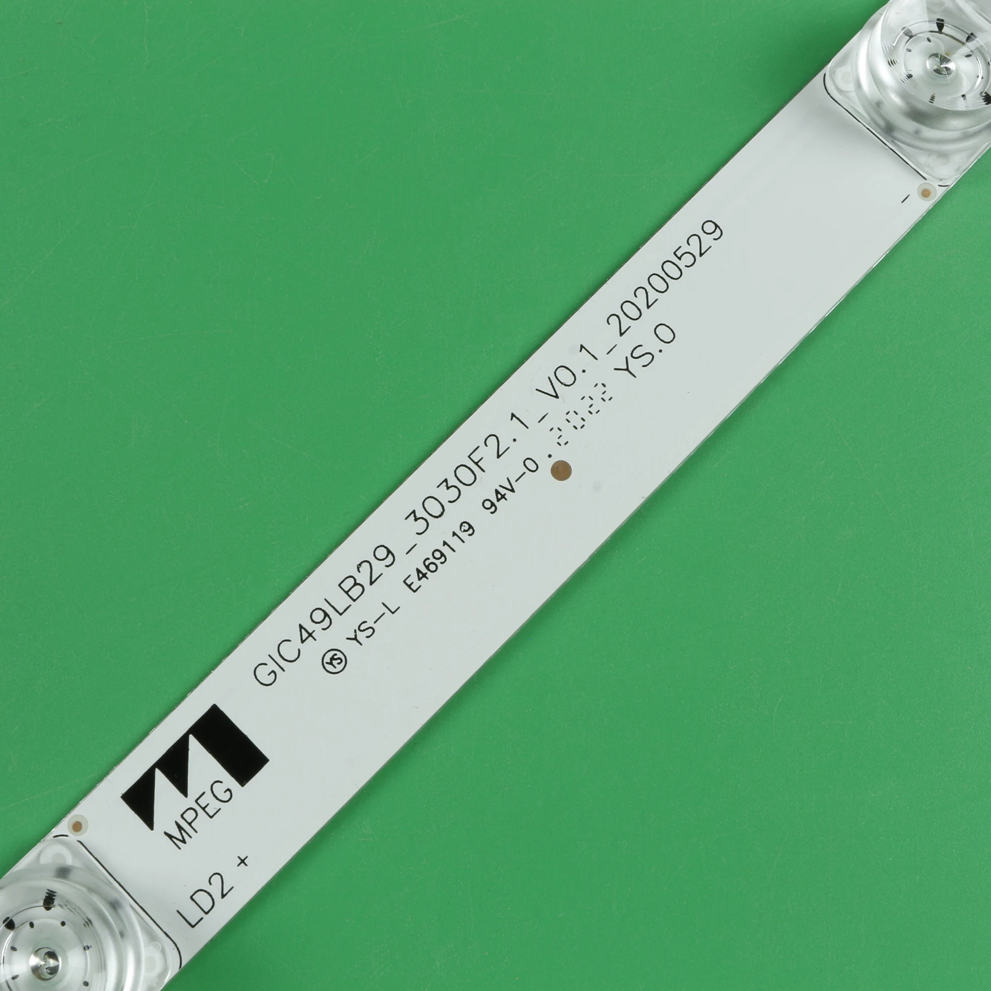 

4LED светодиодная лента для подсветки GIC49LB29_3030F2.1_V0.1 для THOMSON 49UC6306X1 49UD6596 49A950C 49P3C 49P3F для LEHUA 49BC7600
