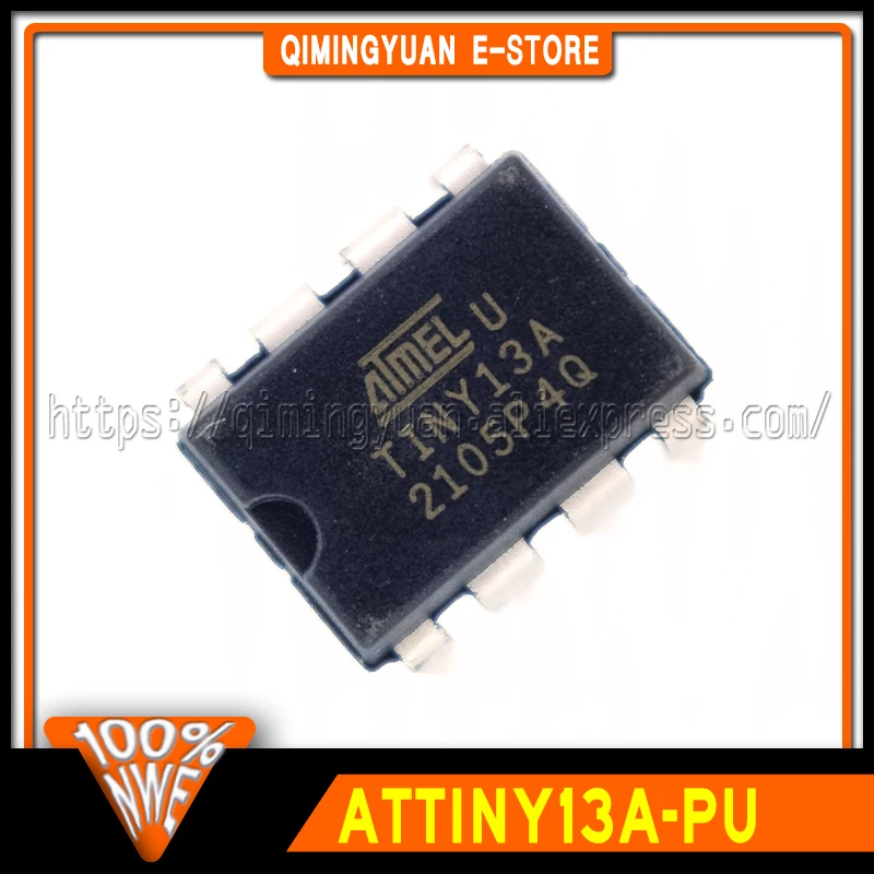 10-100PCS/LOT ATTINY13A-PU TINY13A DIP8 100% New Spot stock