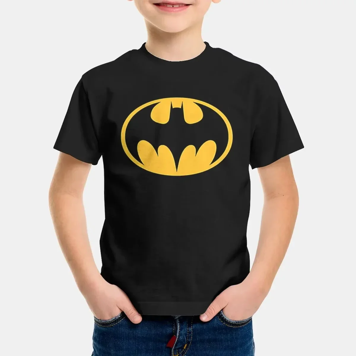 

Superhero 3D Printed Children's Clothing Fashion Boys Outdoor Tops Street Casual Adult Parent-child Round Neck T-shirt