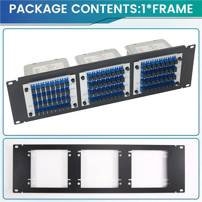 Superior Splitter Frame 3U 3-Bit Rack-Mount Splitter Frame 3U Optical Splitter Frame