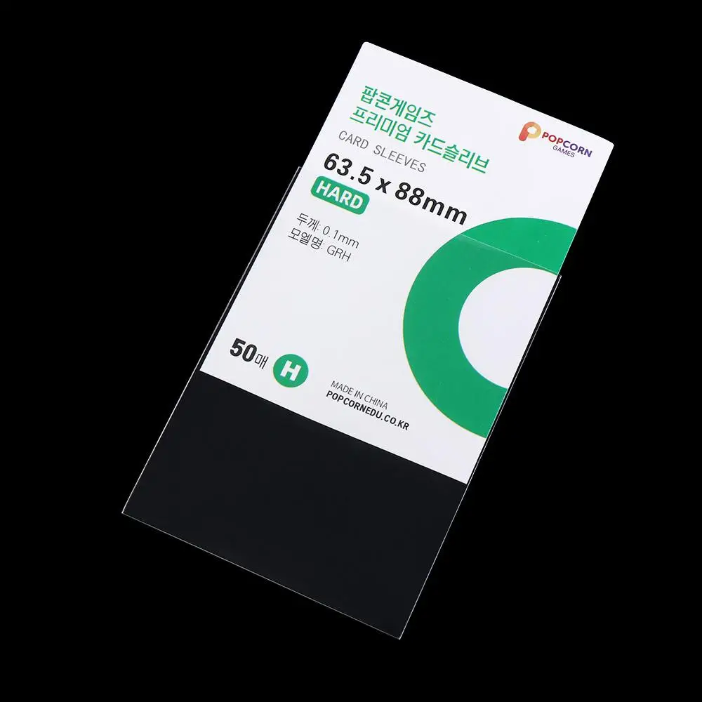 Ácido Livre Coreano Card Sleeves, Anti-Scratch, Ultra-fino Clear Photo Card Sleeve, Film Card Set, Resistente ao Desgaste, DIY Idol Card