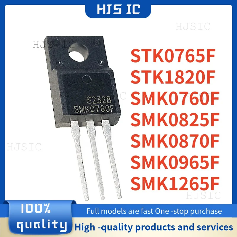 10pcs SMK0825 TO-220F SMK0825F SMK0760F SMK0760 SMK0870 SMK0965F SMK0965 SMK1265F SMK1265 STK1820F STK1820 STK0765F STK0765