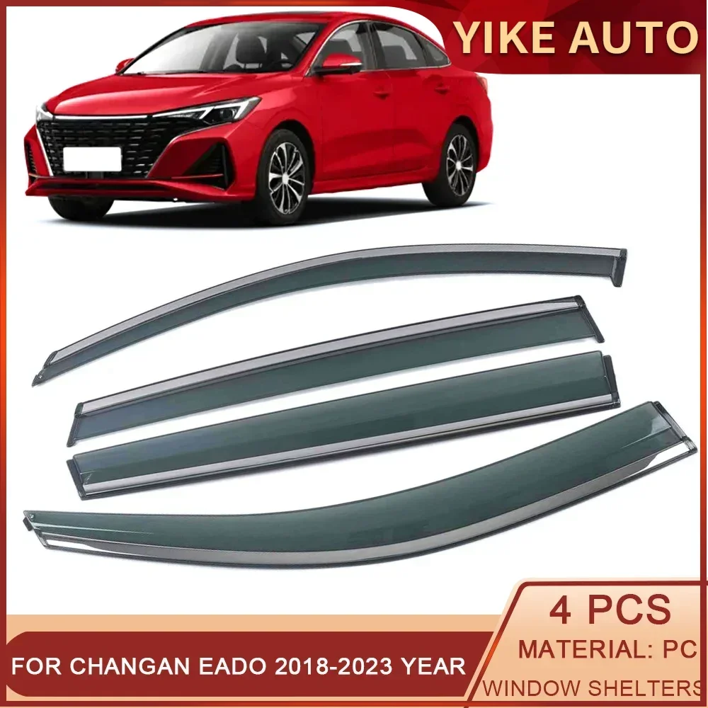 

For Changan Eado sedan wagon 2018-2023 Car Window Sun Rain Shade Visor Shield Shelter Protector Cover Exterior Accessories