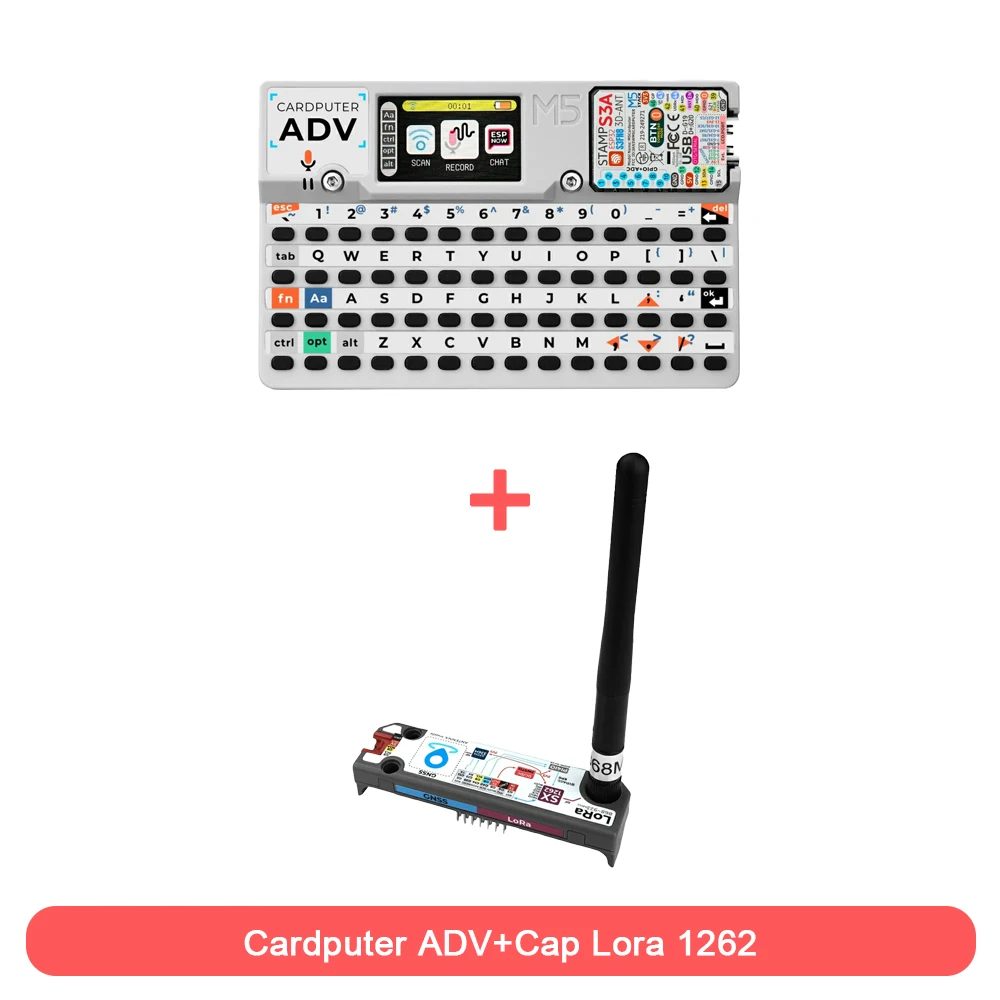 M5Stack Cardputer ADV Programmeerkaart Computer StampS3A 1.14 "Lcd-scherm 56-Key Toetsenbord Kaart Microcontroller Development Kit