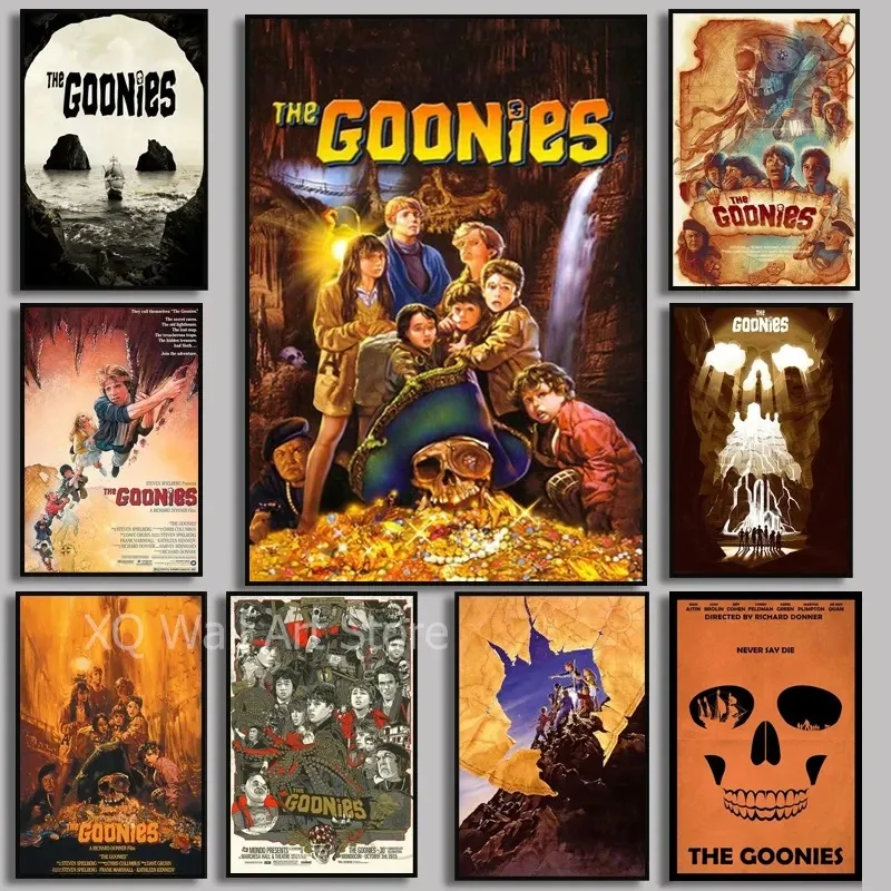 Classic The Goonies Moives Posters Print Wall Art Canvas Painting Films HD Picture for Living Room Home Decor Frameless Gift