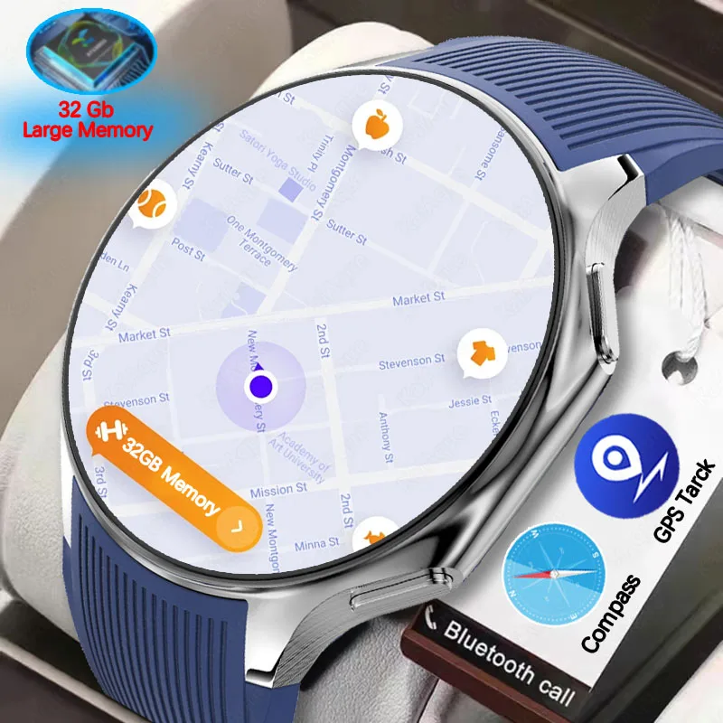 2024 Nowość dla OPPO Watch X Smart Watch 32G Pamięć Muzyka Wideo Połączenie Bluetooth Wodoodporny Smartwatch TWS Słuchawki dla Androida ios