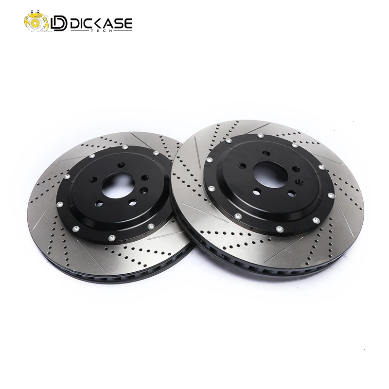 Dicase high carbon cast iron 365*34mm drilled and slotted rotor brake disc for Audi s4,Professional car tuning and upgrade