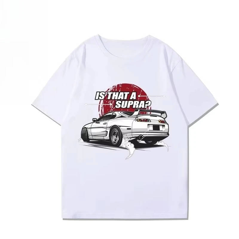 

New Car Bull Demon King Printed Graphic Cycling Lovers Fried Street T-Shirt Men's Short Sleeve Motorcycle T-Shirt Men's Wear