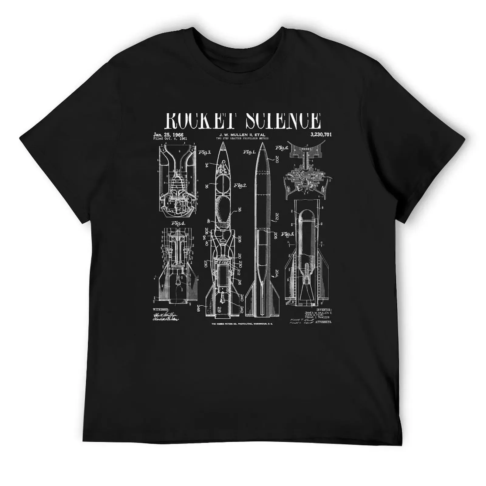 

Rocket Science Engineer Scientist Vintage Patent Print T-Shirt blanks boys whites summer top mens tall t shirts