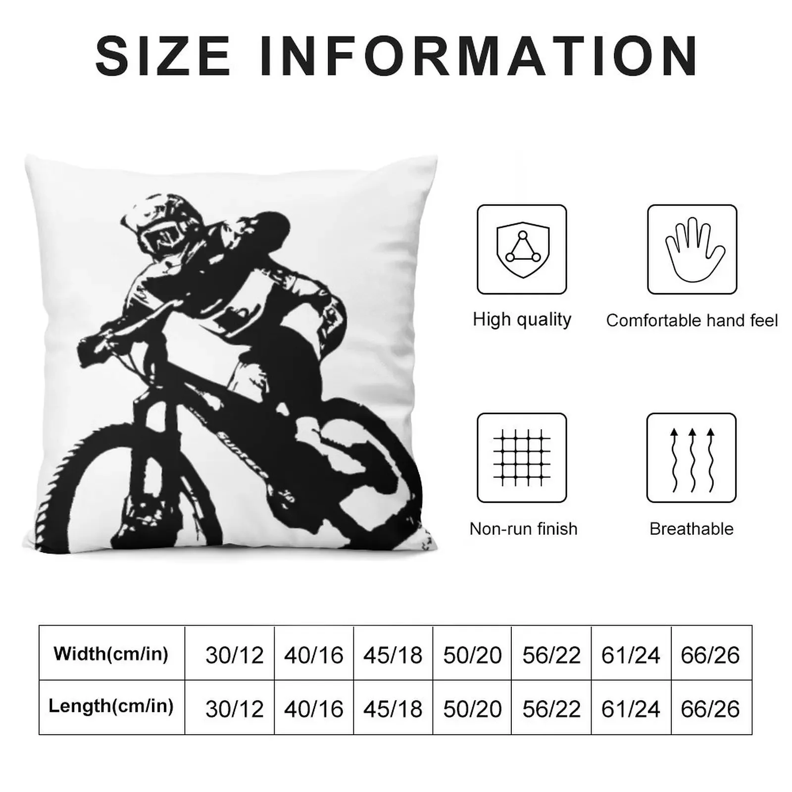 Downhill Mountain Biking Throw Pillow Pillowcase Luxury Pillow Cover pillow