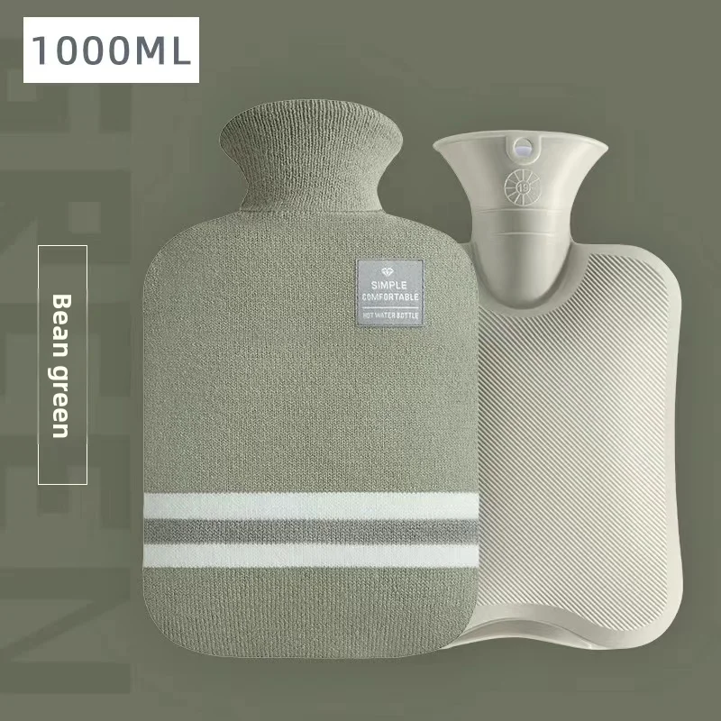 1000/2000ml Wasserfüllbare Wärmflasche - Auslaufsichere Wärmebeutel für Bauch, Hände, Füße, Winter-Wärmetherapie, Ideales Geschenk für Frauen
