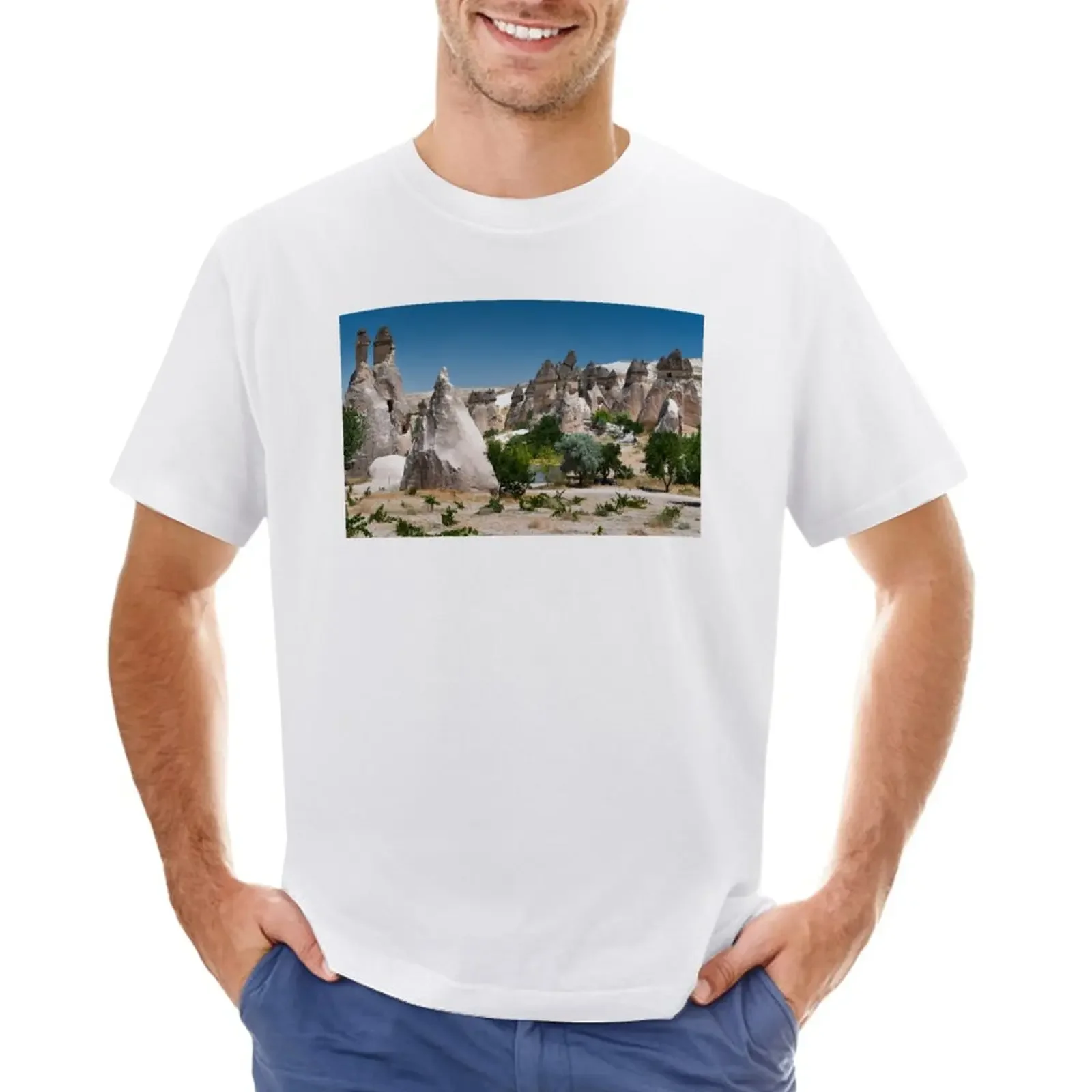 

Cappadocia, Turkey T-Shirt kawaii clothes blanks plain white t shirts men