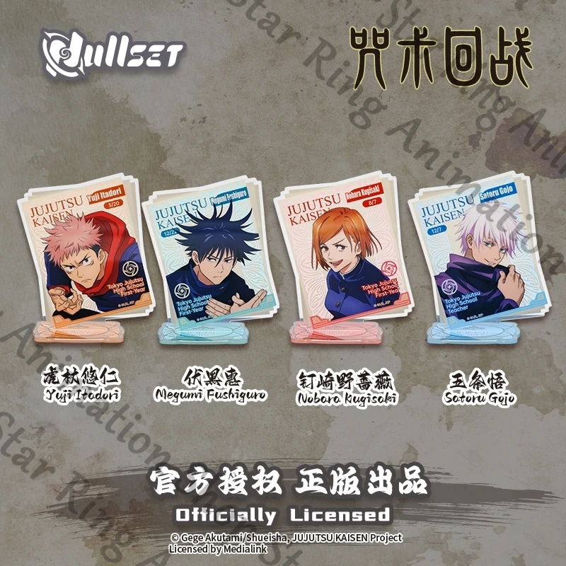 

Genuine Jujutsu Kaisen Satoru Gojo Itadori Yuji Anime Standing Sign Signboard Acrylic Cospaly Cartoon Gift Desktop Decorate