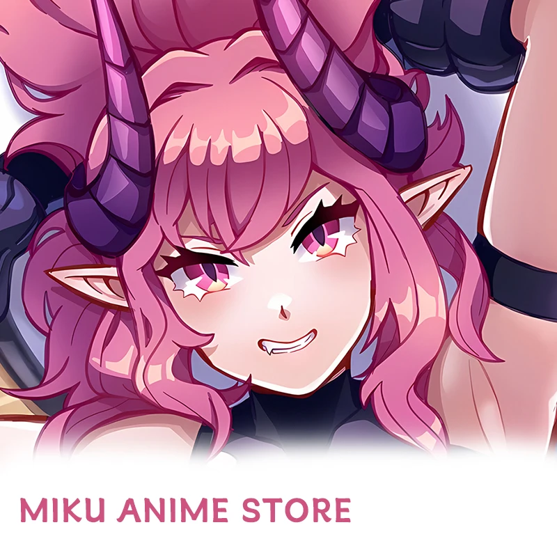 Furry Anime Indie Virtual Youtuber Grape Pillow case Cover Double-Sided Print Dakimakura Life-size Body Pillow