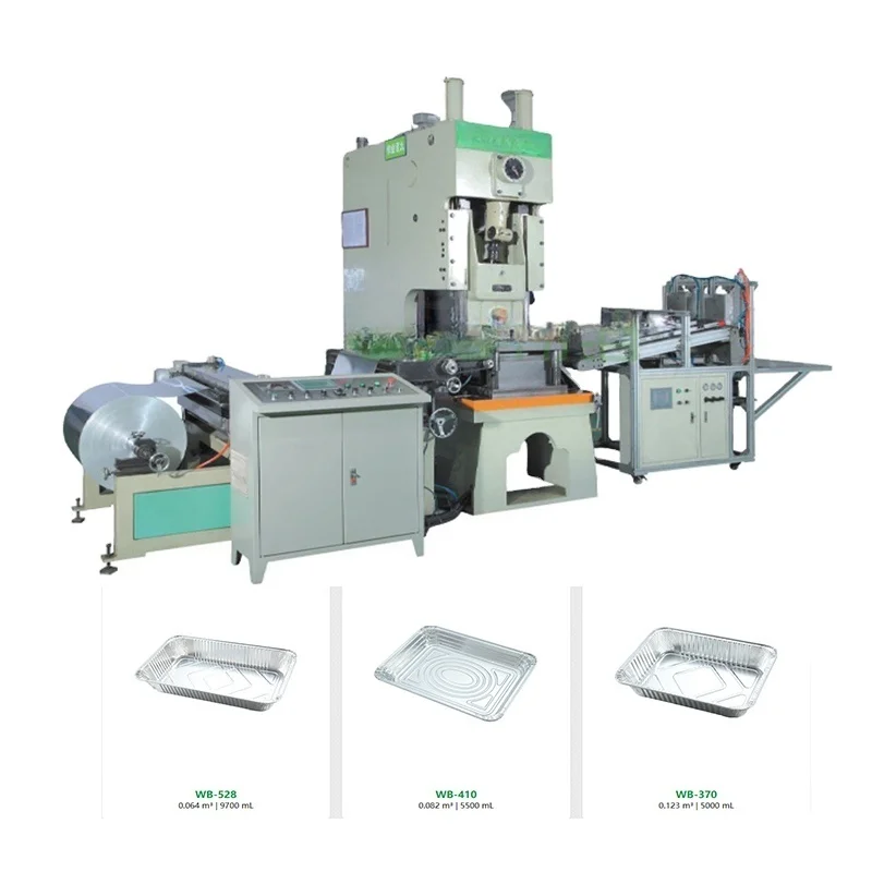 Making Hine Automatic Aluminum Foil Container Production Equipment