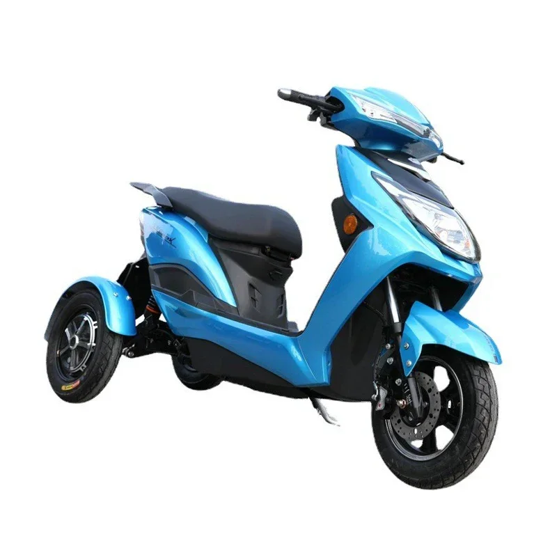 2024 nieuwste nieuwe energie Chinese volwassen elektrische driewieler 3-wiel elektrische scooter geschikt voor 2 personen rijden tuimelaar